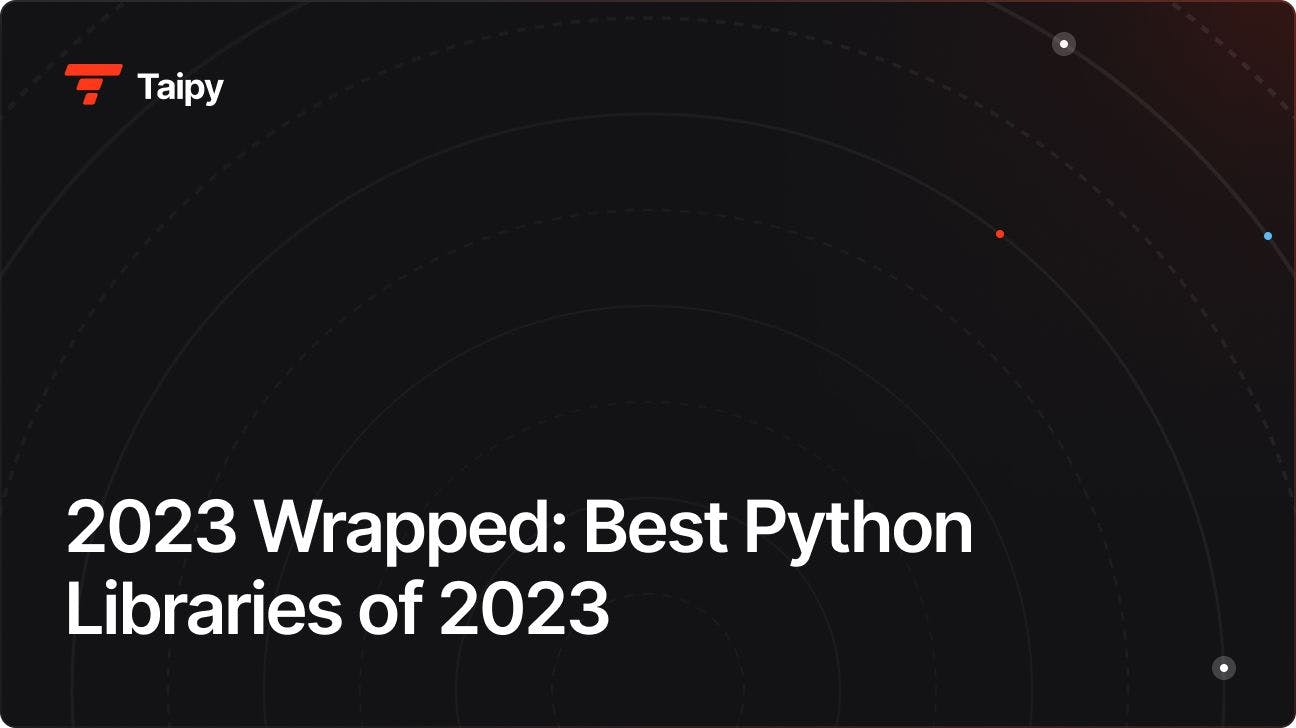 2023 Wrapped: Best Python Libraries of 2023🌯