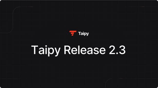 Taipy 2.3: creating business objects